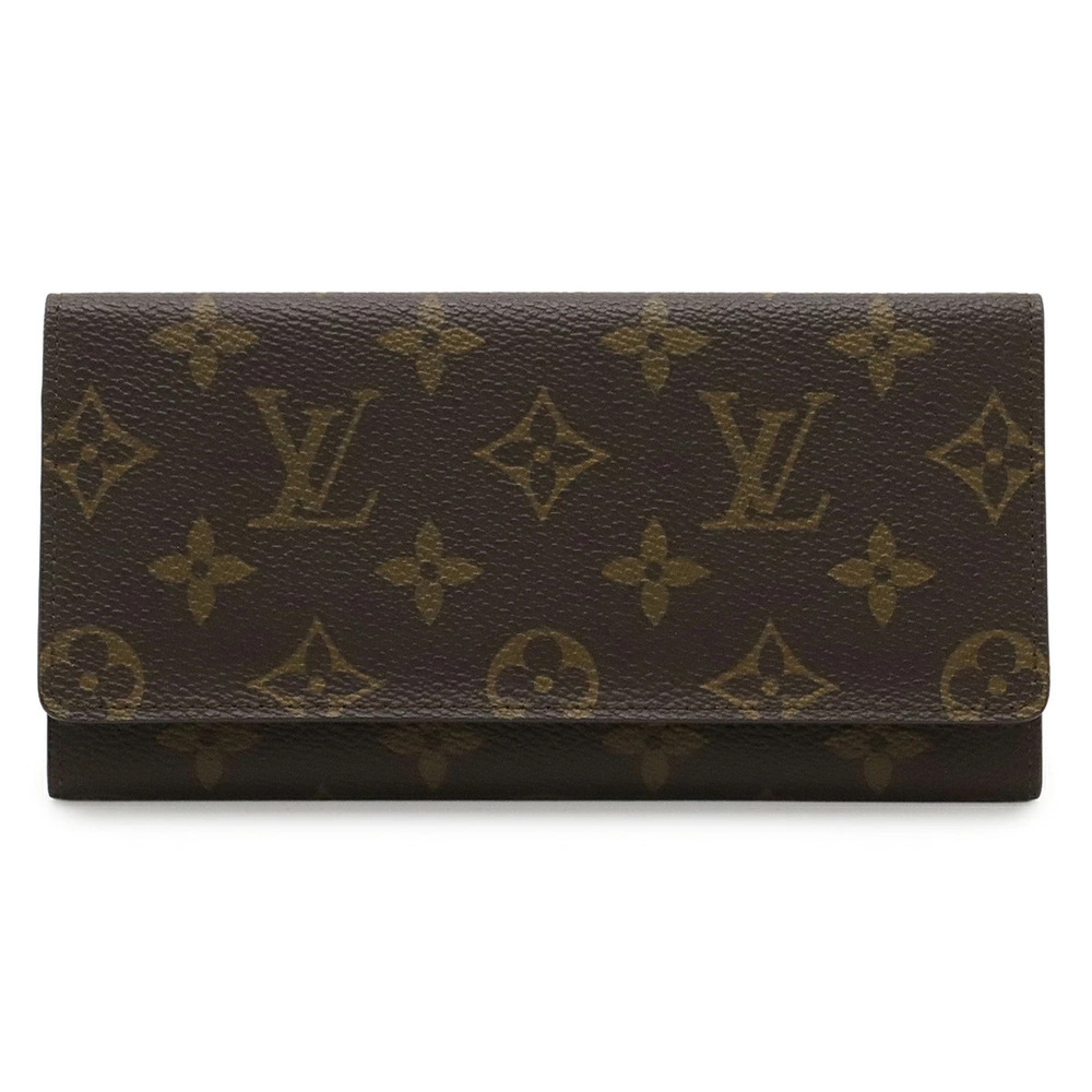 LOUIS VUITTON Monogram Porte Bi fold Long Wallet bills